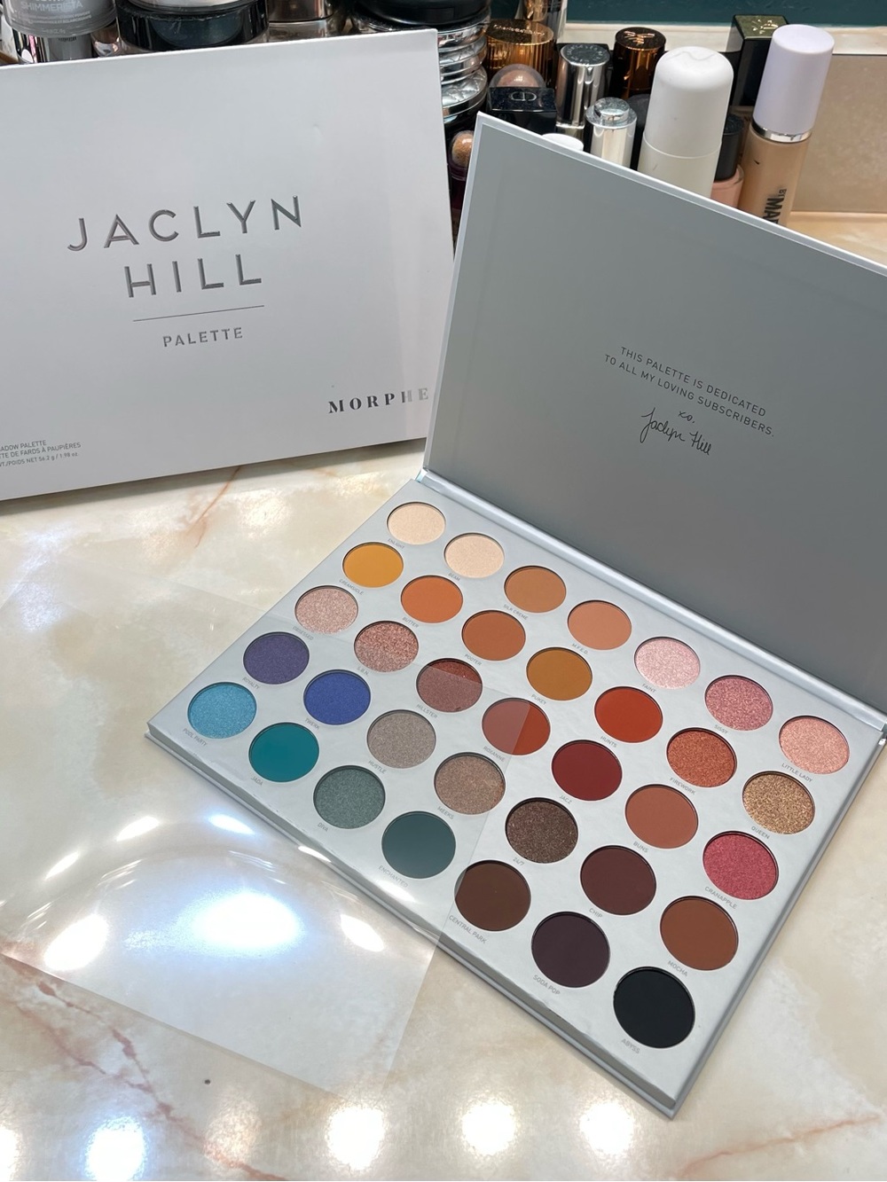 VAULTED Morphe x Jaclyn Hill Volume I Eyeshadow Palette 1st Generation Pressing